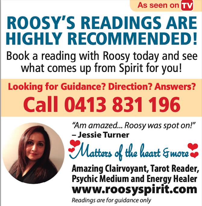 Best Psychic Melbourne - Roosy Spirit Call 0413831196 for the Best Psychic Readings in Melbourne - Roosy Spirit